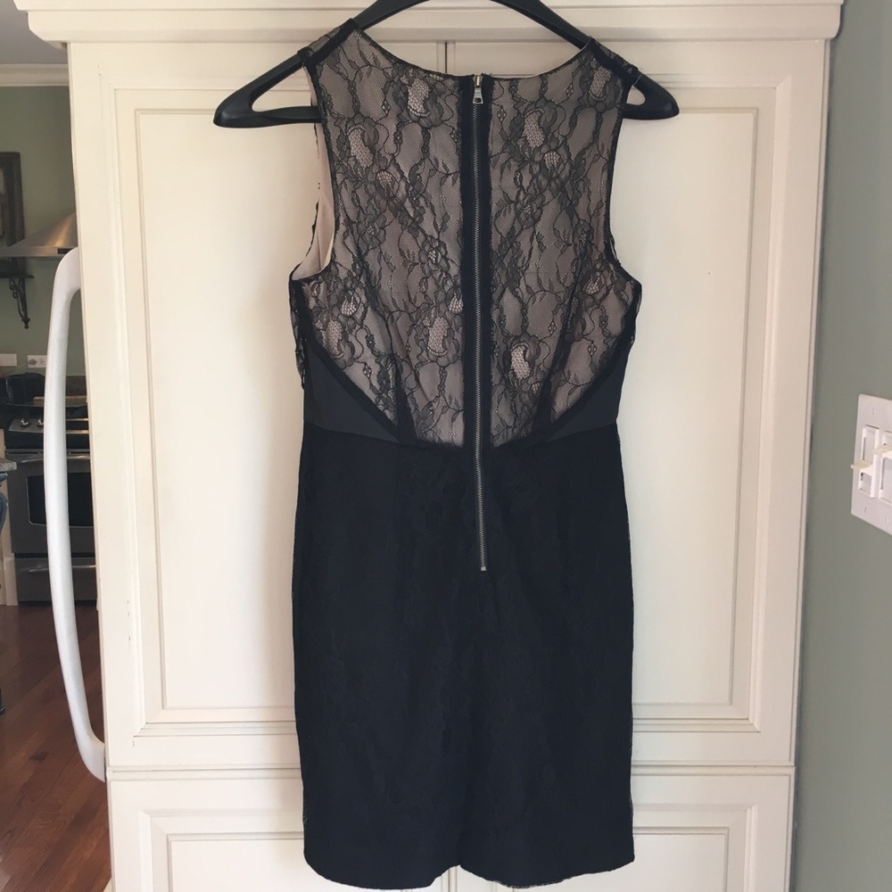 Cynthia Steffe Seamline Black Lace Cocktail Dress - Picture 2 of 6
